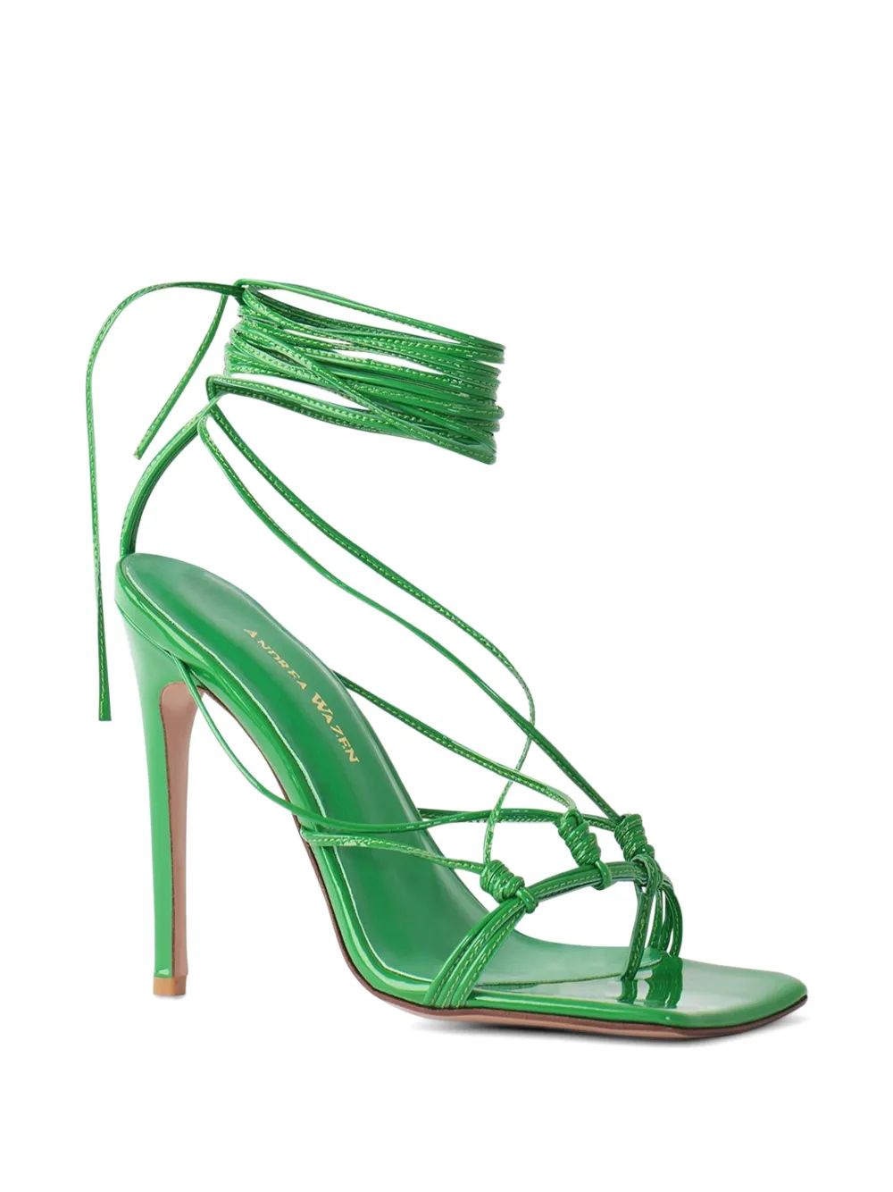 Andrea Wazen Mandaloun heeled sandals Groen