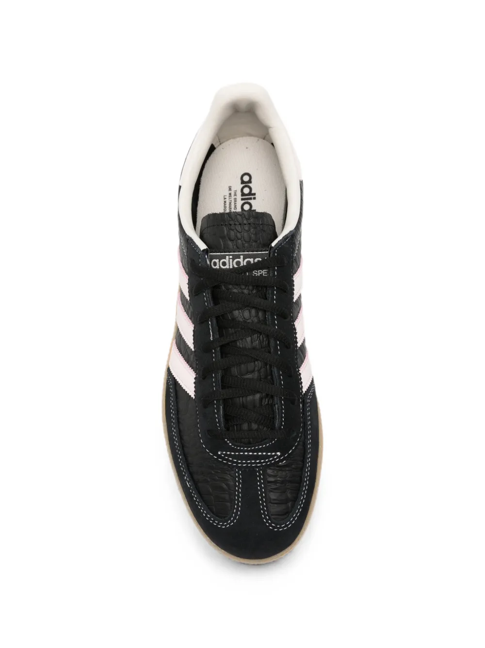 adidas Handball Spezial sneakers met krokodillen-reliëf Zwart