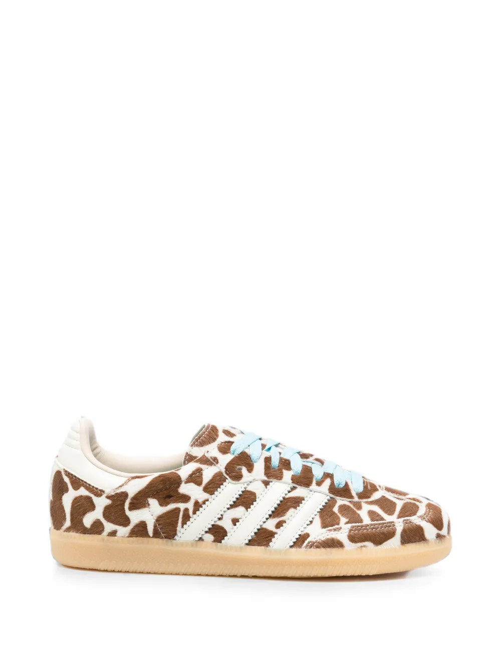 adidas Samba animal-print sneakers - Nude
