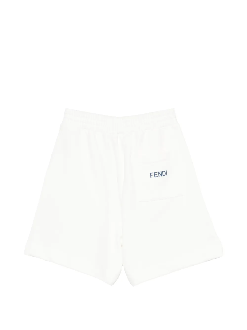 Fendi Kids Shorts met logoprint Wit