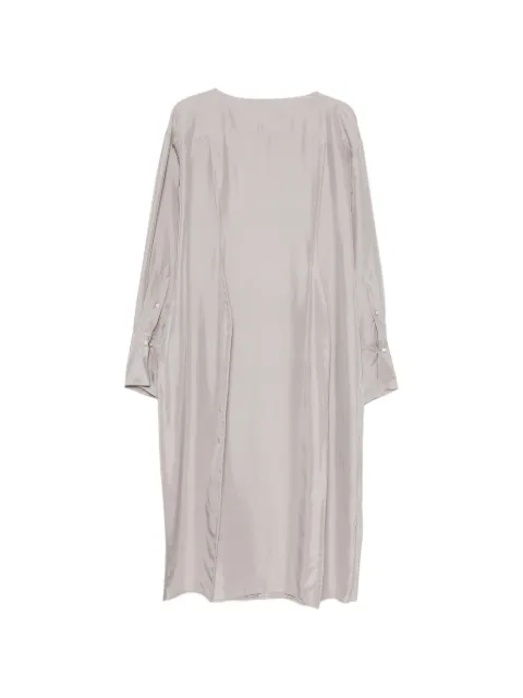 Carven lace-trim long-sleeves midi dress