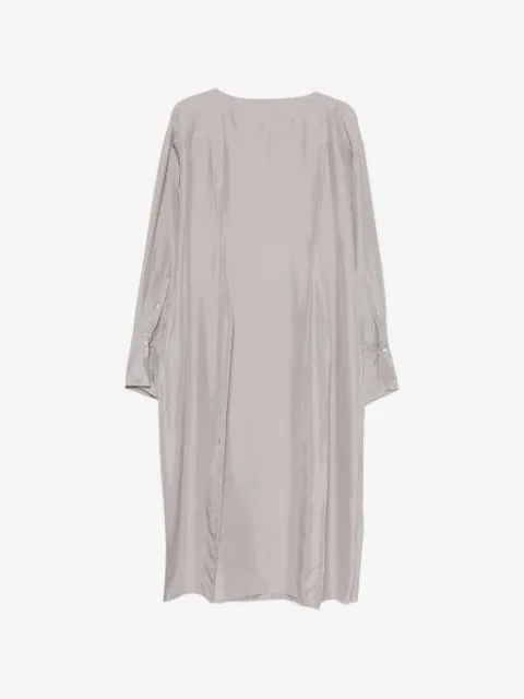 Carven lace-trim long-sleeves midi dress