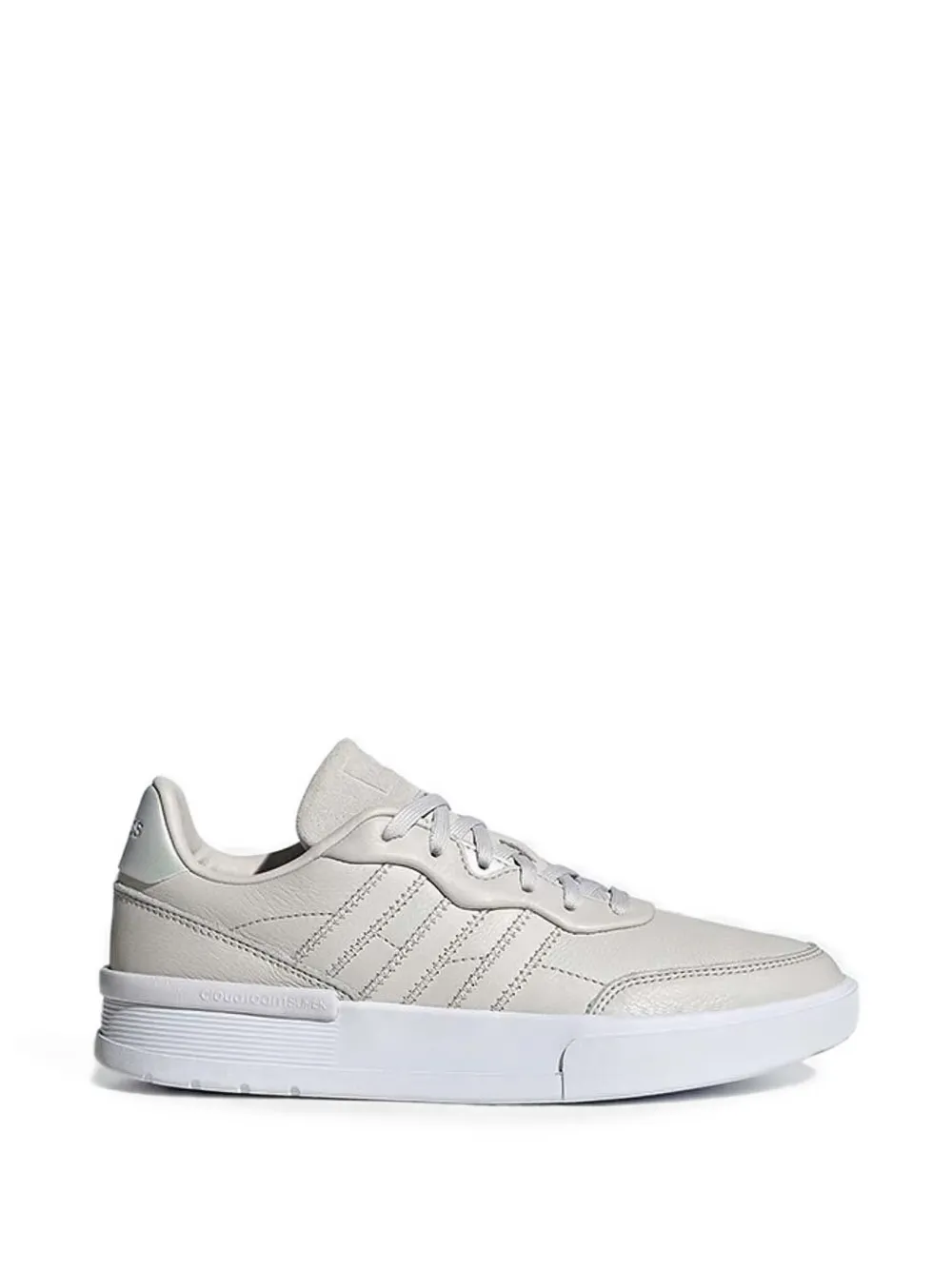 adidas logo-embossed panelled sneakers - Toni neutri