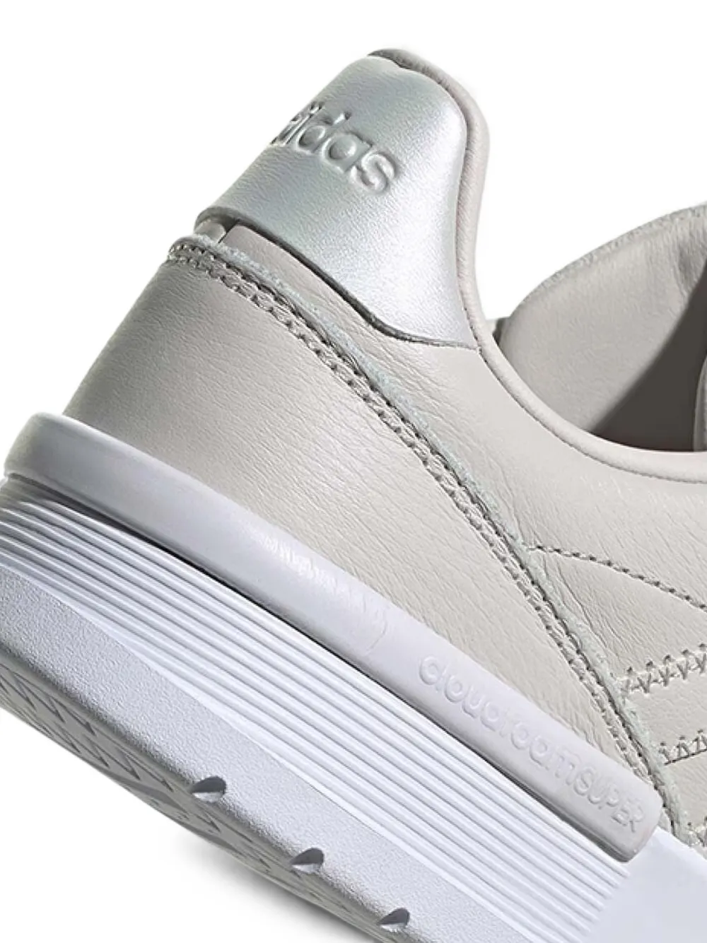 adidas logo-embossed panelled sneakers Beige