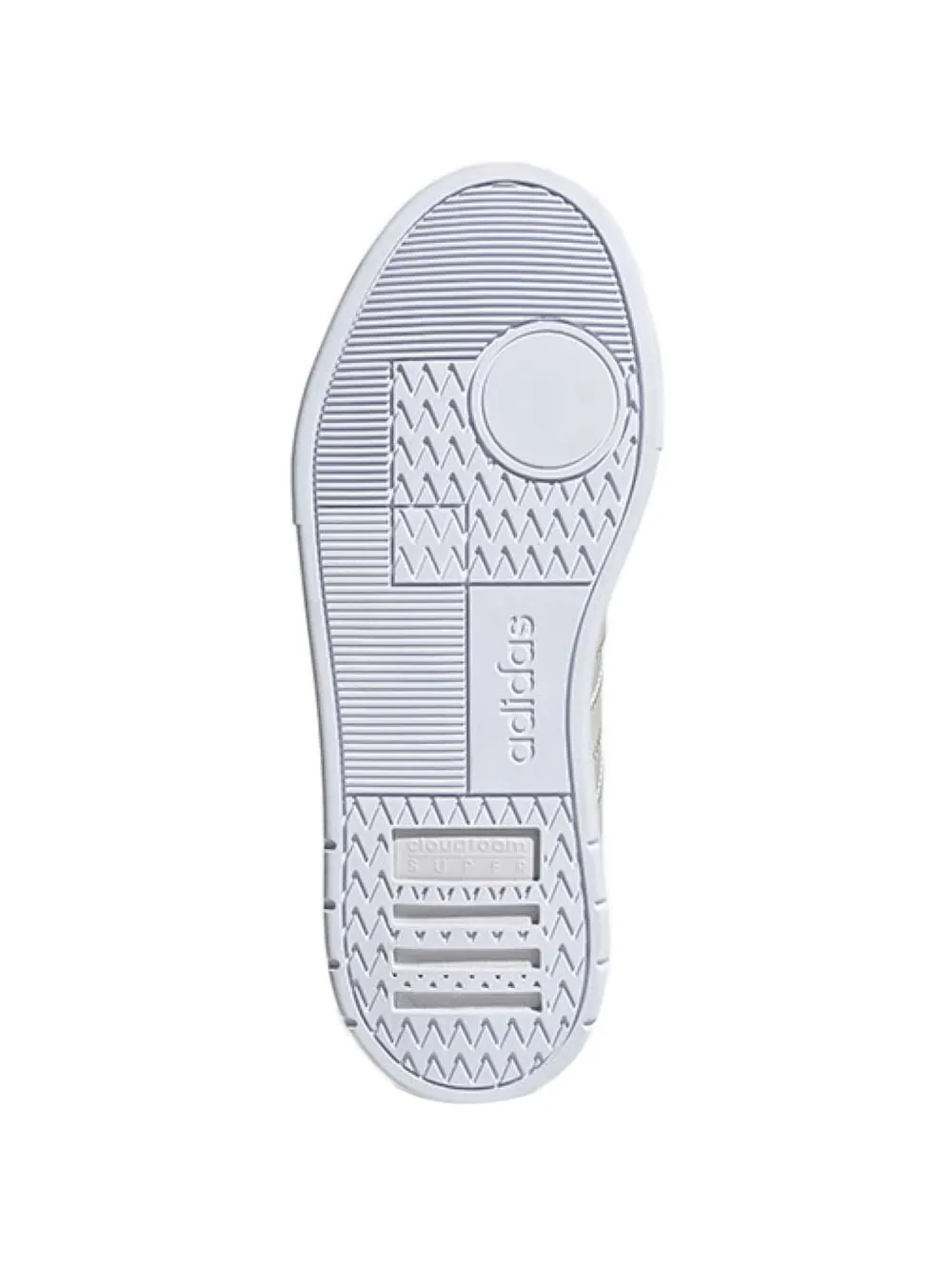 adidas logo-embossed panelled sneakers Beige
