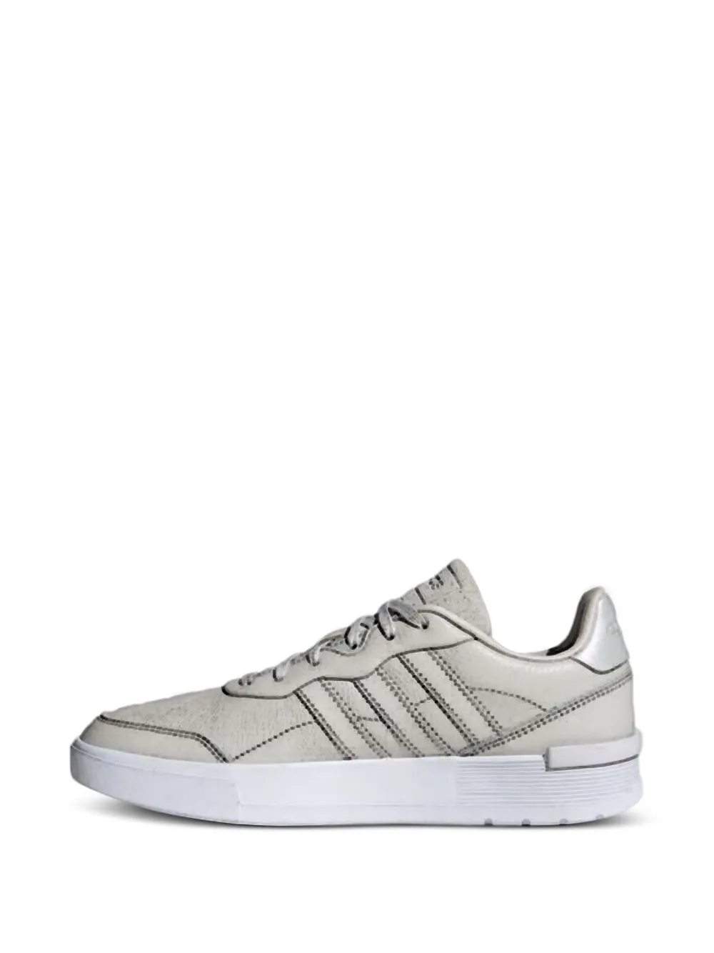 adidas logo-embossed panelled sneakers Beige