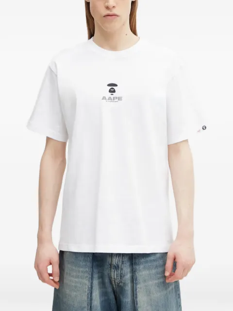 AAPE BY *A BATHING APE® logo-print cotton T-shirt