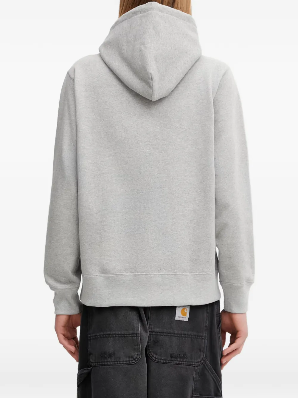 A BATHING APE Hoodie met logoprint Grijs