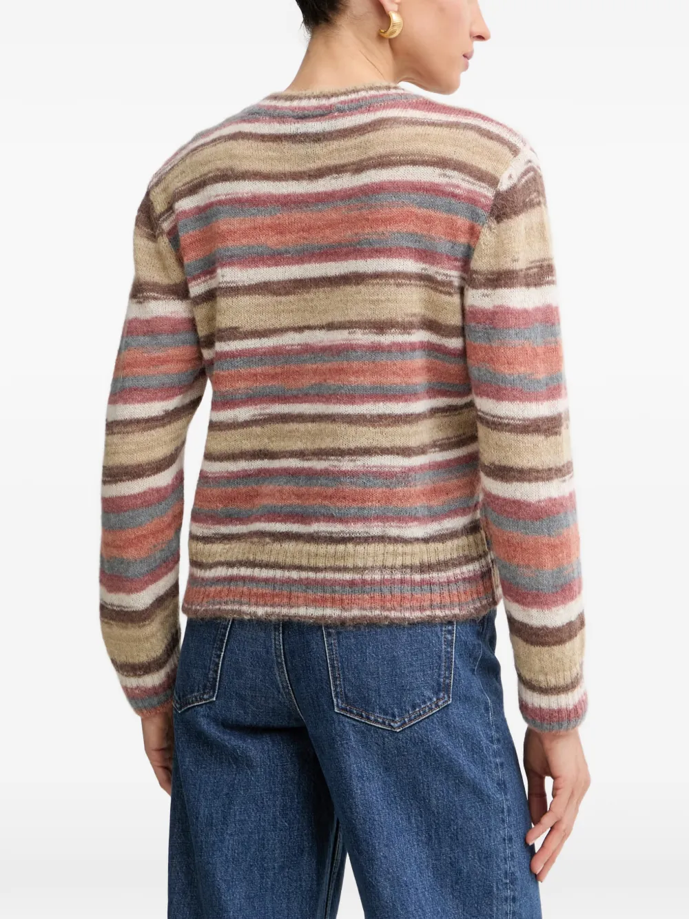  A.p.c. Jersey Pull Gabby A Rayas - Neutro 