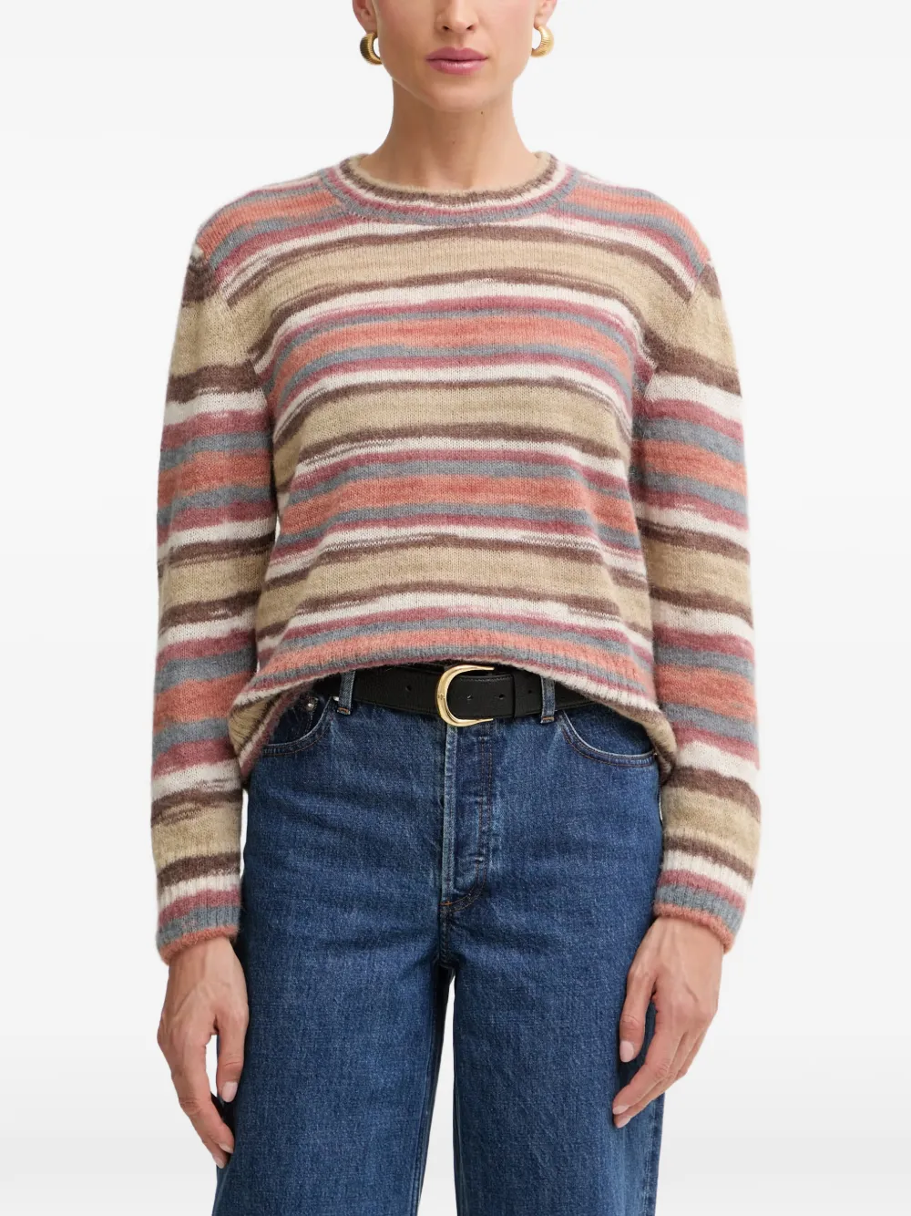  A.p.c. Jersey Pull Gabby A Rayas - Neutro 