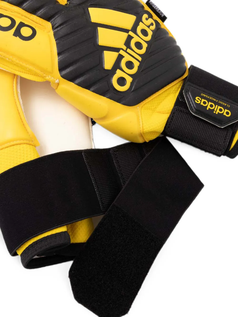adidas Classic Fingersave goalkeeper gloves Geel