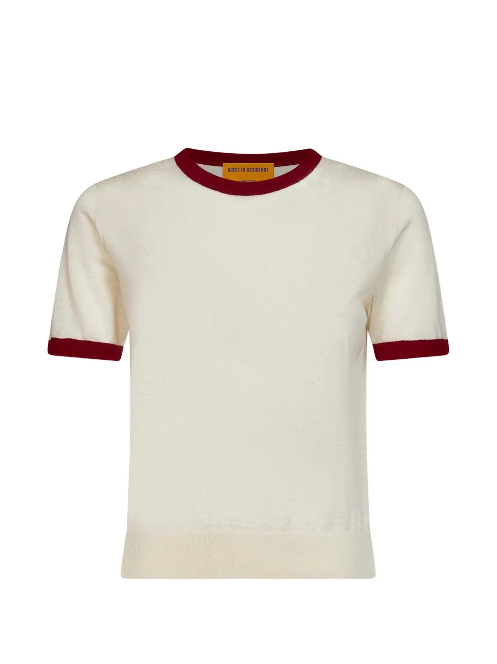 Guest In Residence Airy featherweight cashmere T-shirt - Toni neutri