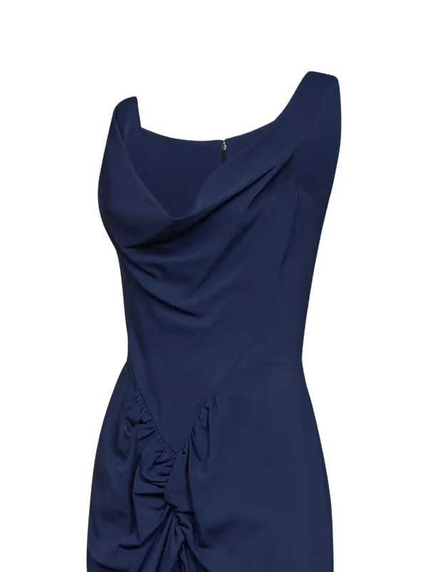 vivienne westwood draped midi dress Vivienne Westwood, Draped midi dress, Women, White, XXXS, Dresses, Viscose