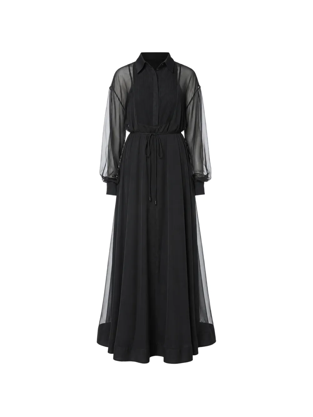 Ted Baker drawstring-waist maxi dress - Nero