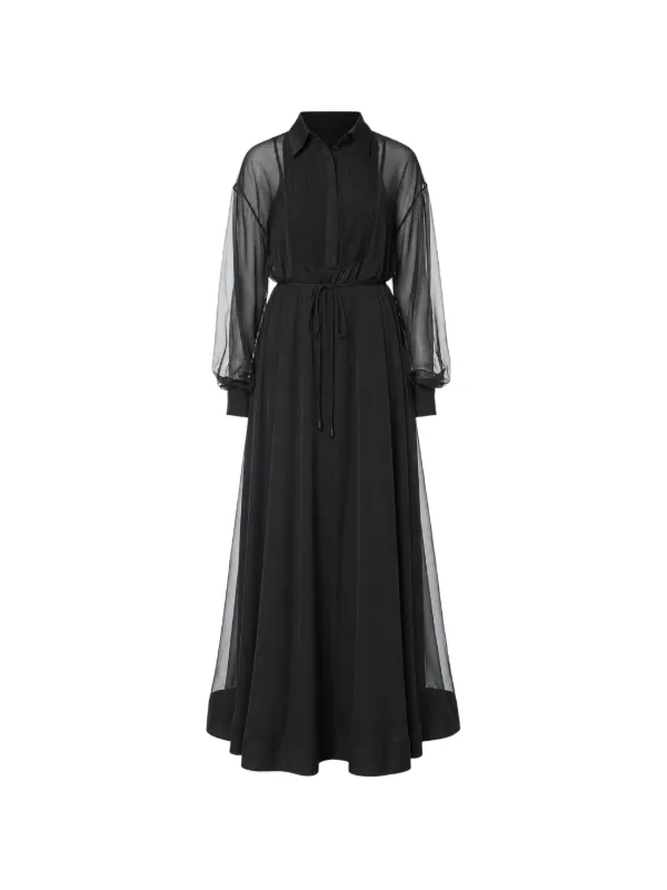 Ted Baker drawstring-waist Maxi Dress | Black