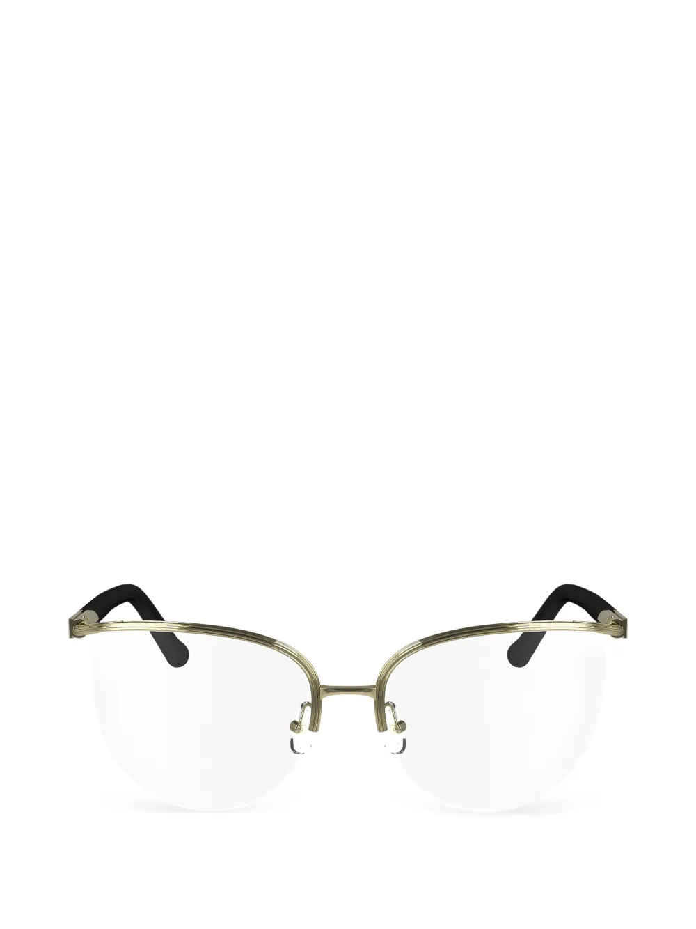 Ferragamo Eyewear semi-rimless glasses - Oro