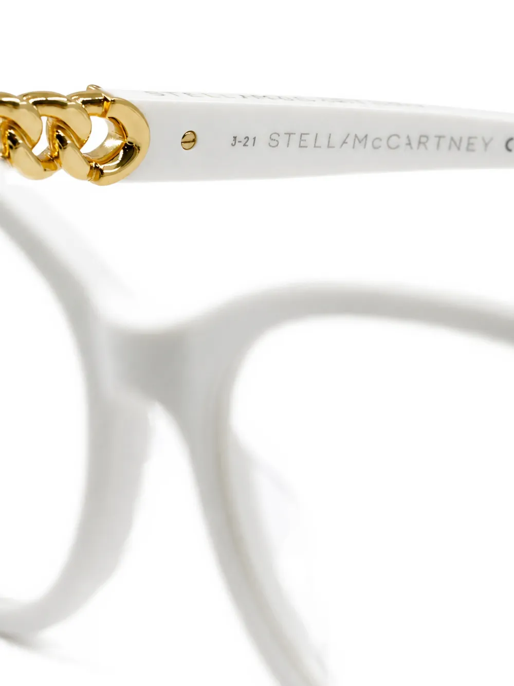 Stella McCartney Eyewear Falabella cat-eye bril Wit