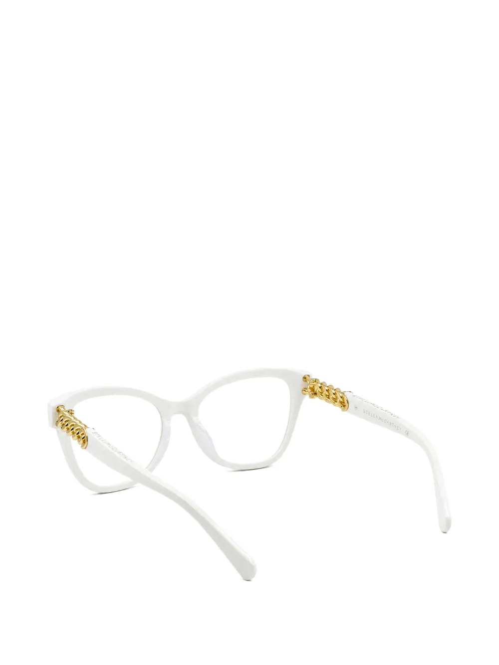 Stella McCartney Eyewear Falabella cat-eye bril Wit