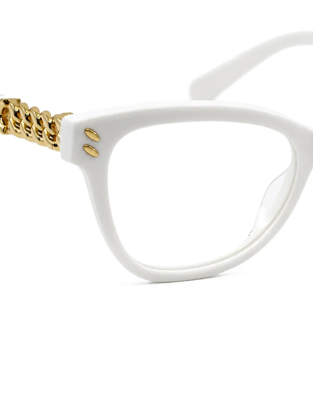 Stella McCartney Eyewear Falabella cat-eye bril Wit