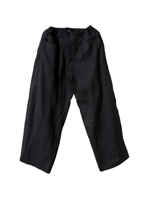 Jan Jan Van Essche sheer-twill wide-leg trousers