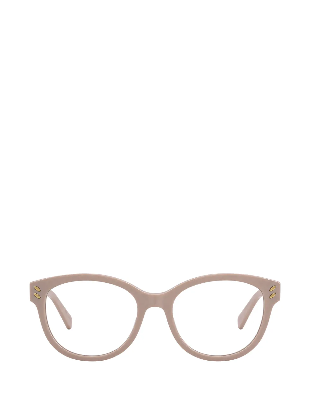 Stella McCartney Eyewear square-frame chain-link glasses - Toni neutri
