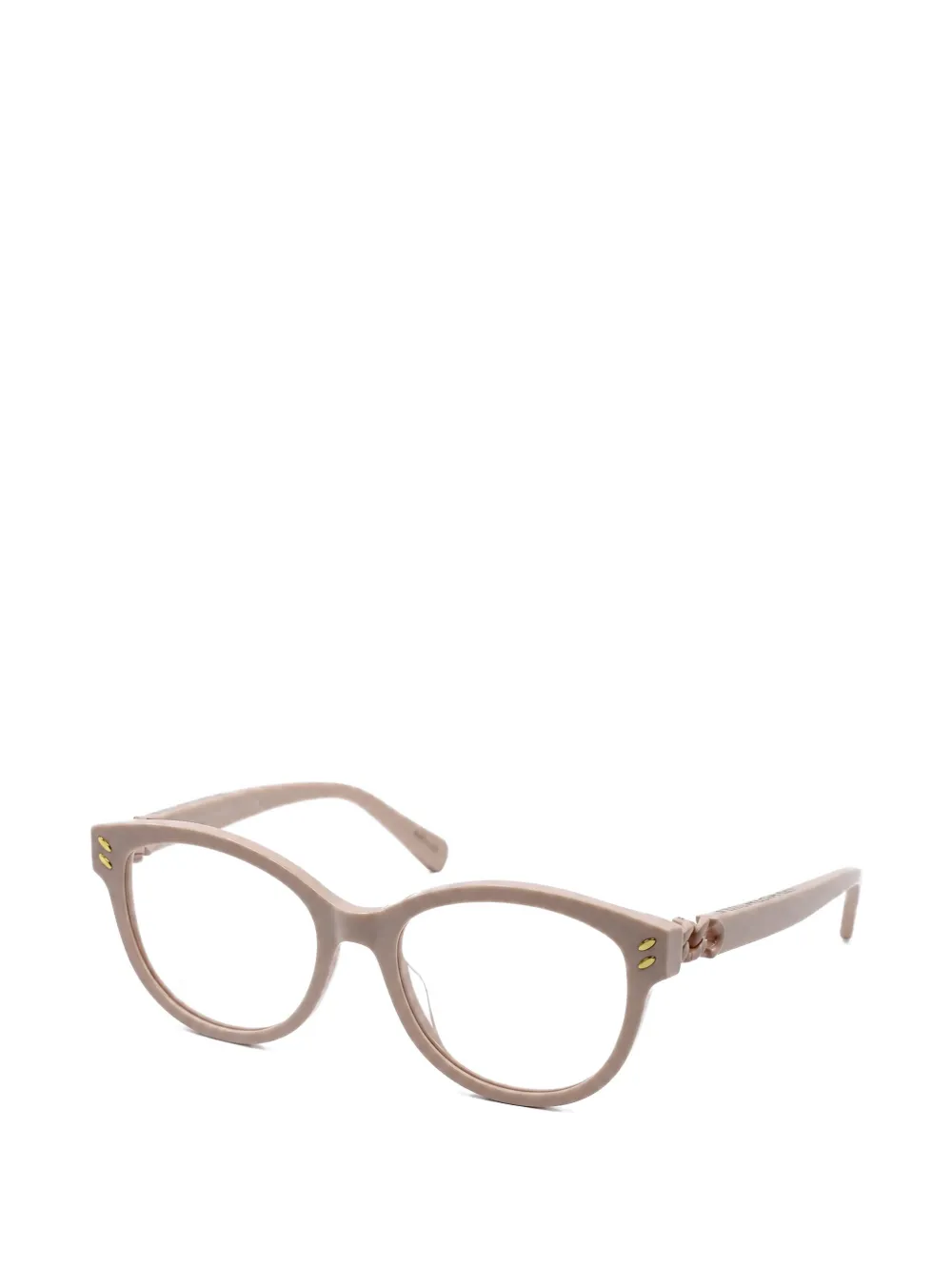 Stella McCartney Eyewear Bril met vierkant montuur Beige