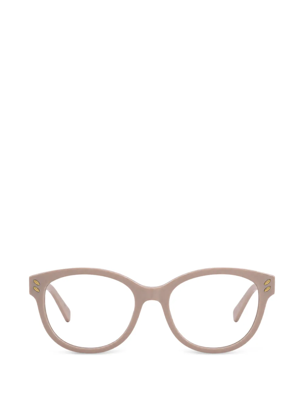 Stella McCartney Eyewear square-frame chain-link glasses - Toni neutri