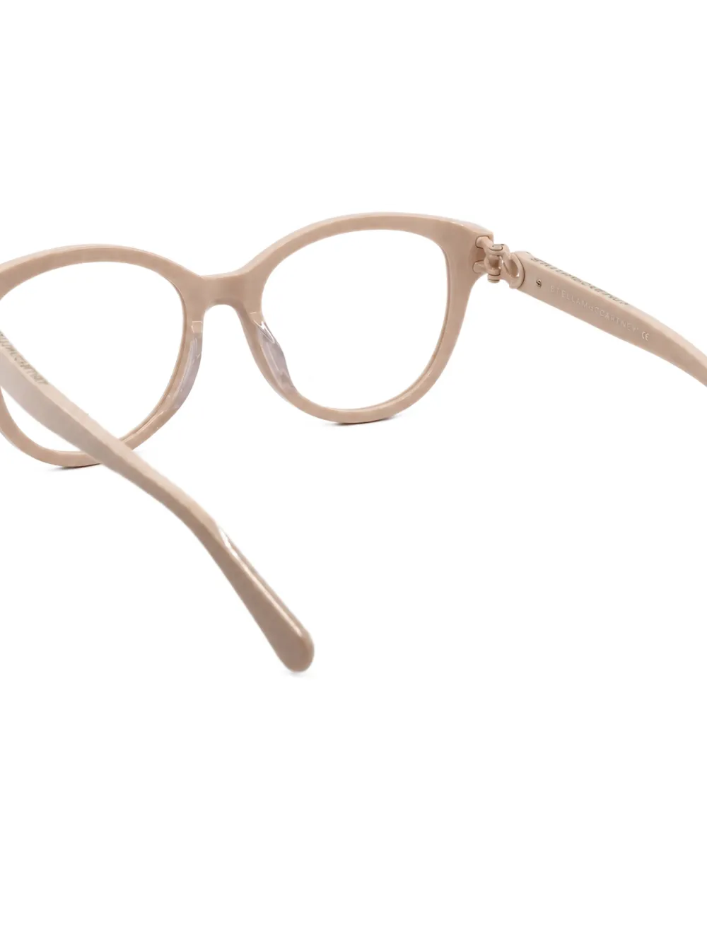 Stella McCartney Eyewear Bril met vierkant montuur Beige