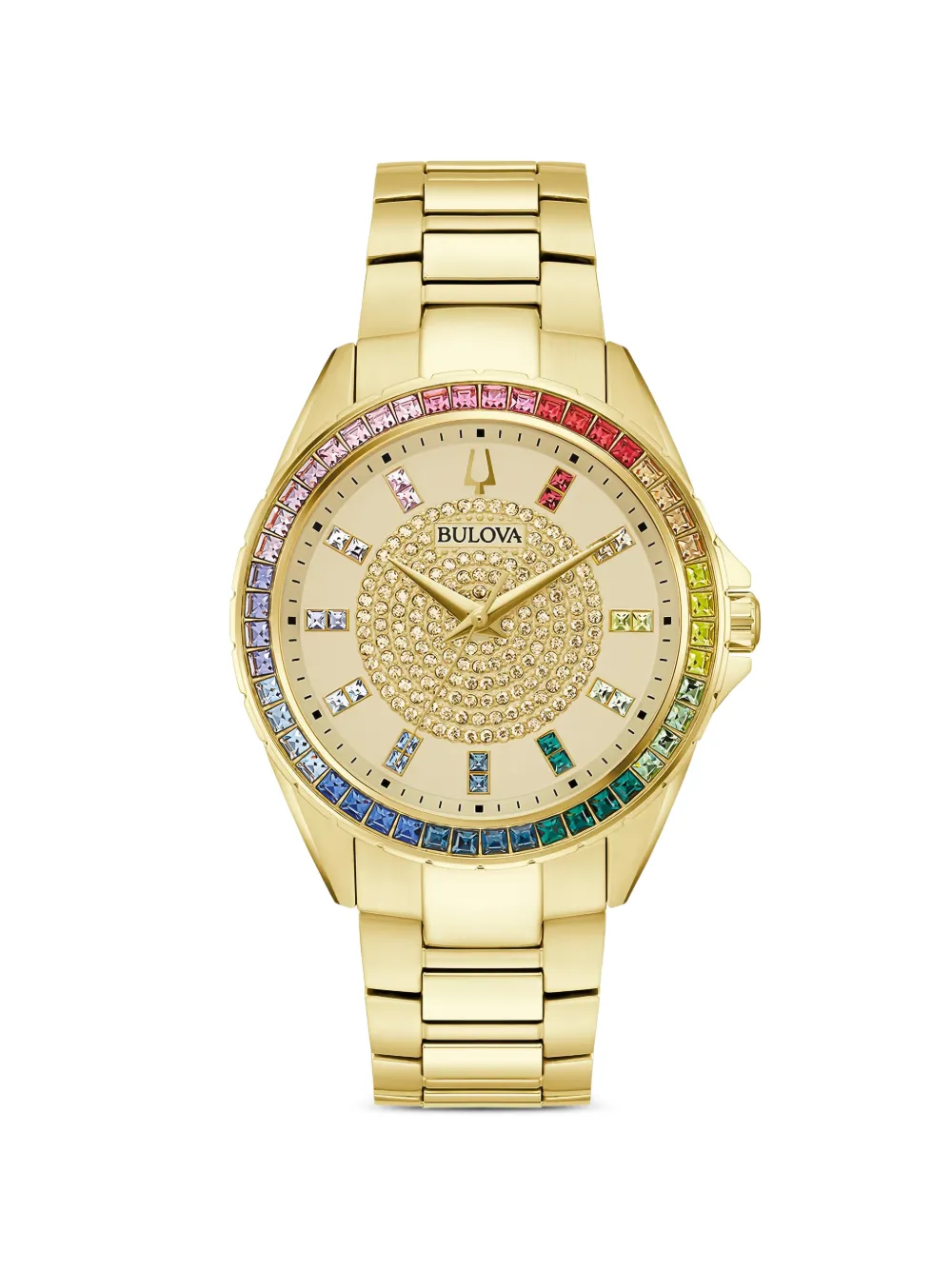 Bulova Phantom crystal-embellished 32mm watch - Oro