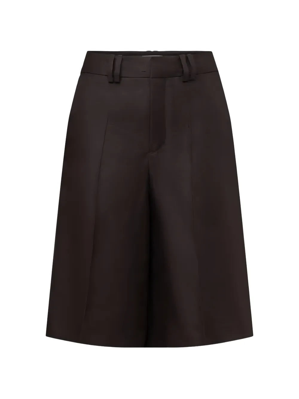 Drykorn Pressed-crease Shorts In Brown
