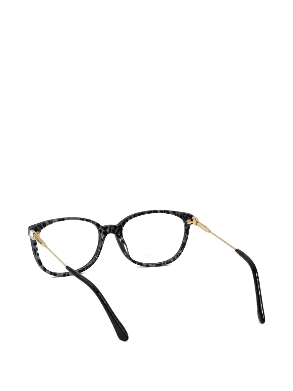 Jimmy Choo Eyewear Bril met rechthoekig montuur Zwart