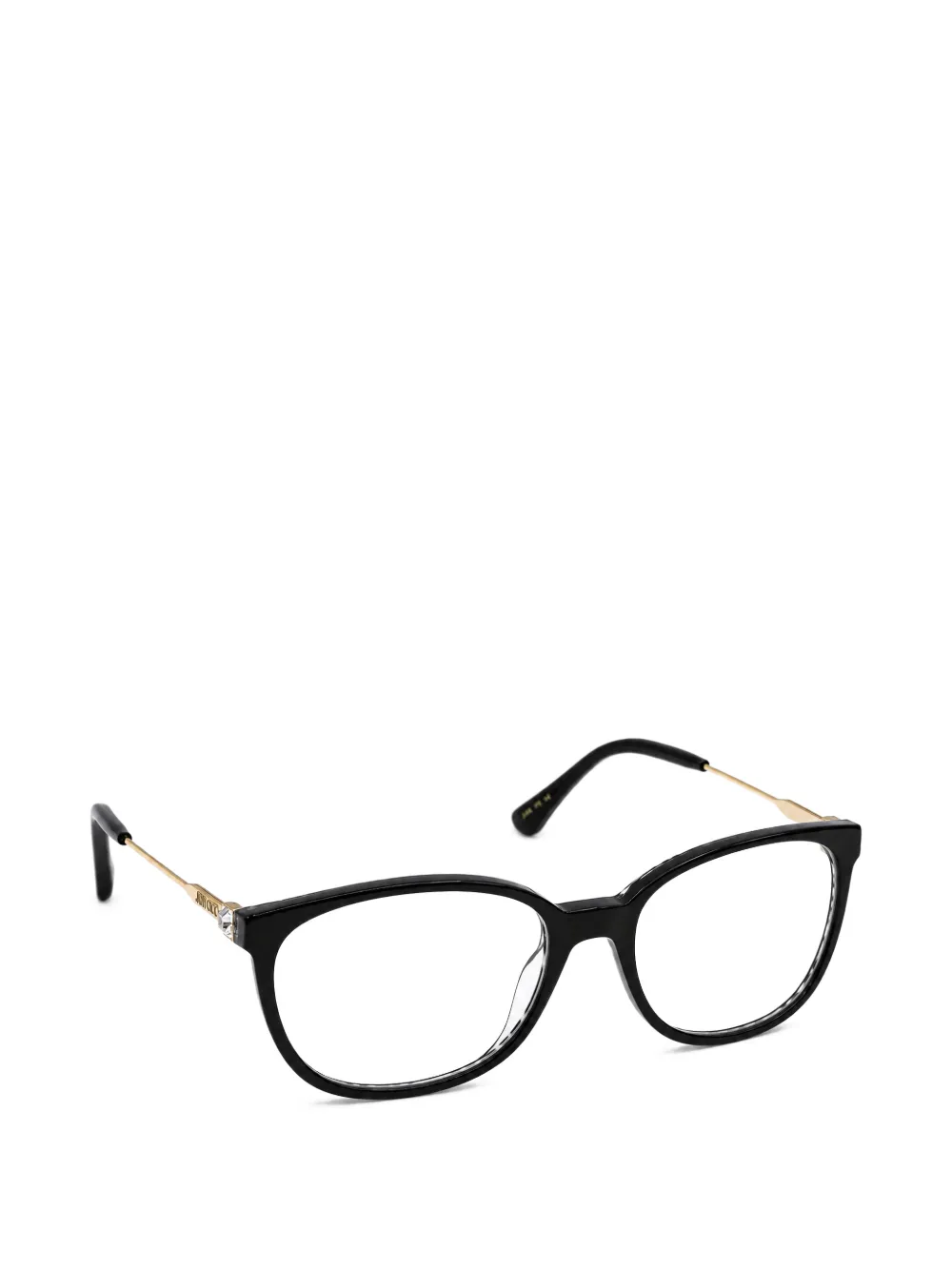 Jimmy Choo Eyewear Bril met rechthoekig montuur Zwart
