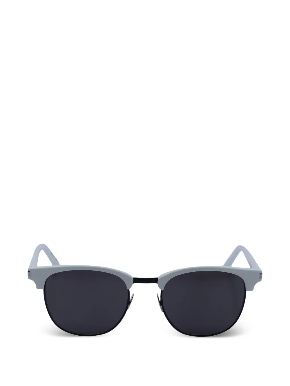 Saint Laurent Eyewear round-frame sunglasses - Weiß