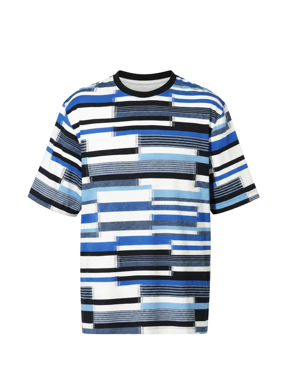 LOEWE loose-fit striped T-shirt - Weiß