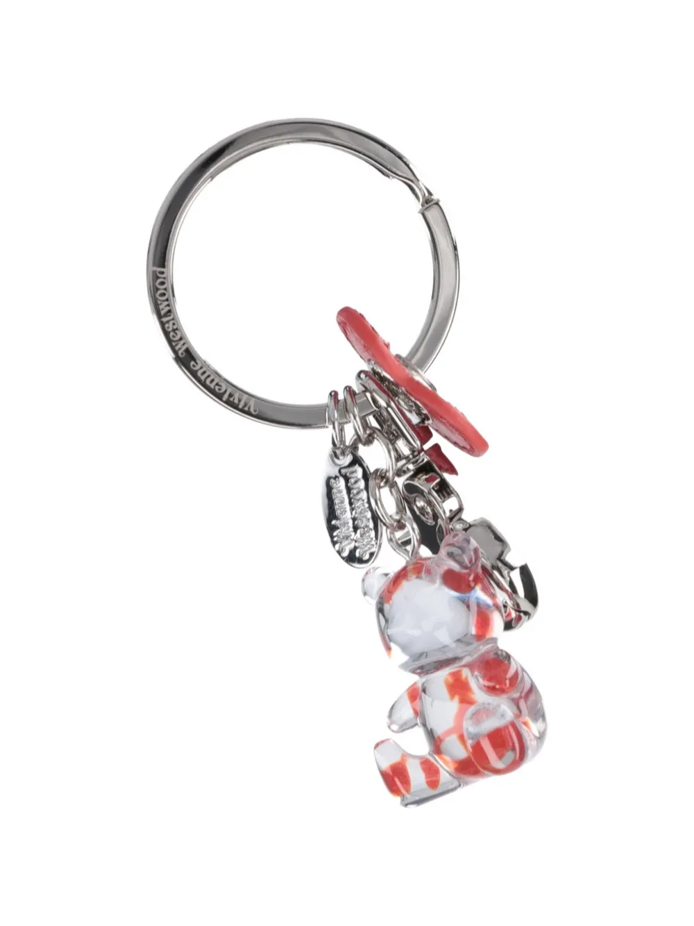 Vivienne Westwood Sleutelhanger met hartdetail Zilver
