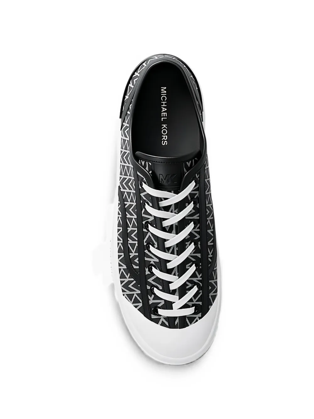 Michael Kors Jude sneakers met monogramprint Zwart