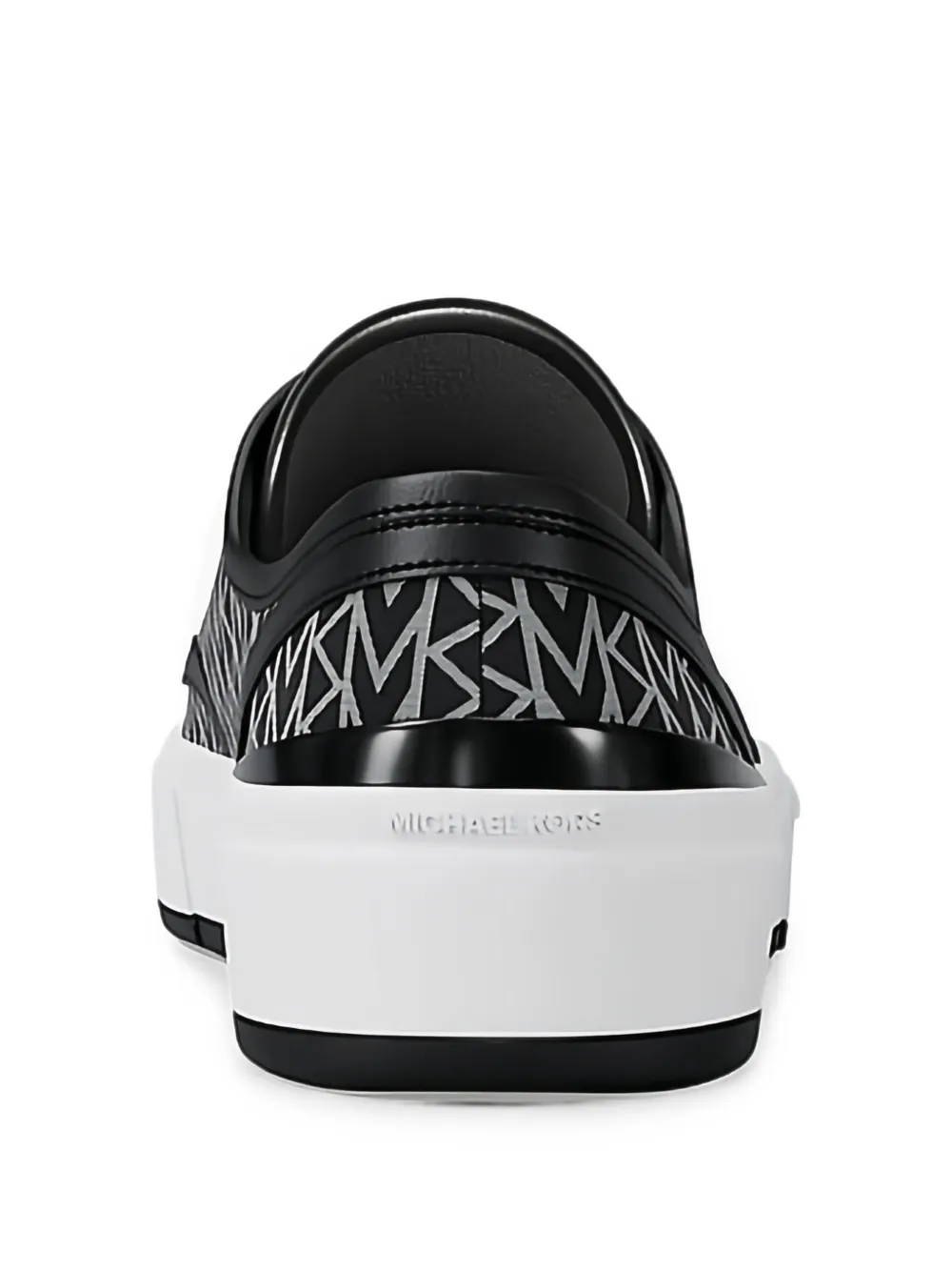 Michael Kors Jude sneakers met monogramprint Zwart