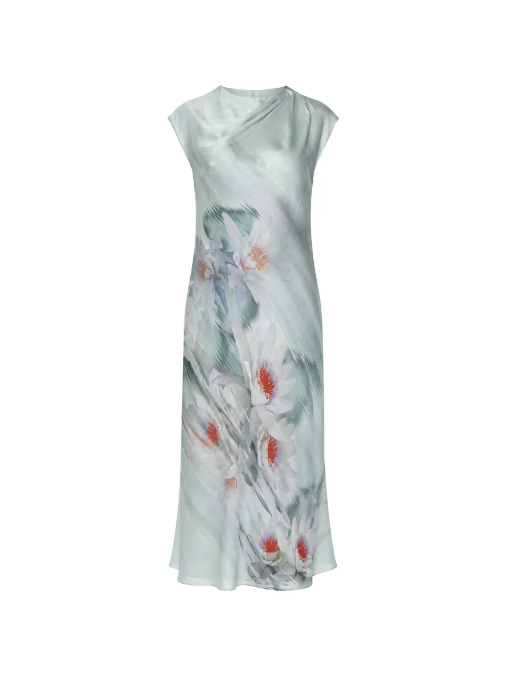 Ted Baker Shayyla floral-print midi dress - Blu