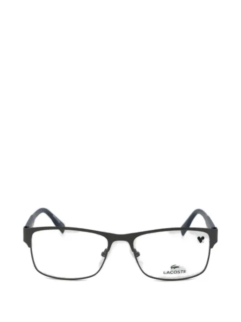 Lacoste matte-finish rectangle-frame glasses
