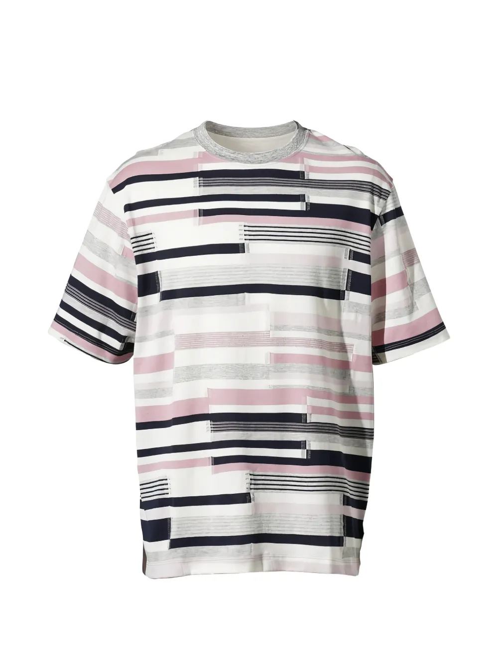 LOEWE striped loose-fit T-shirt - Weiß