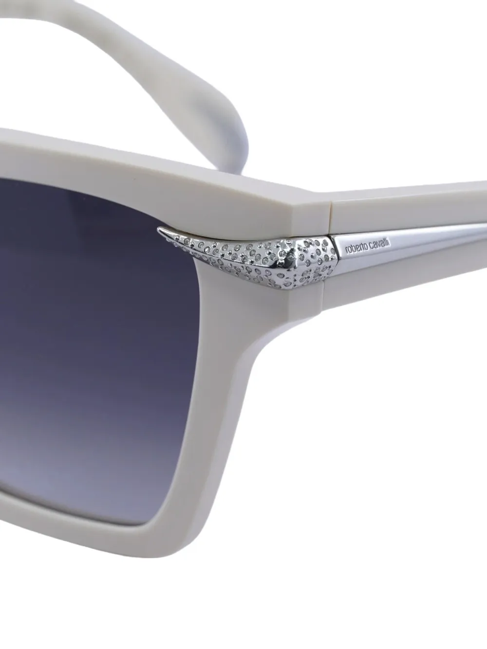Roberto Cavalli Zonnebril met vierkant montuur Beige