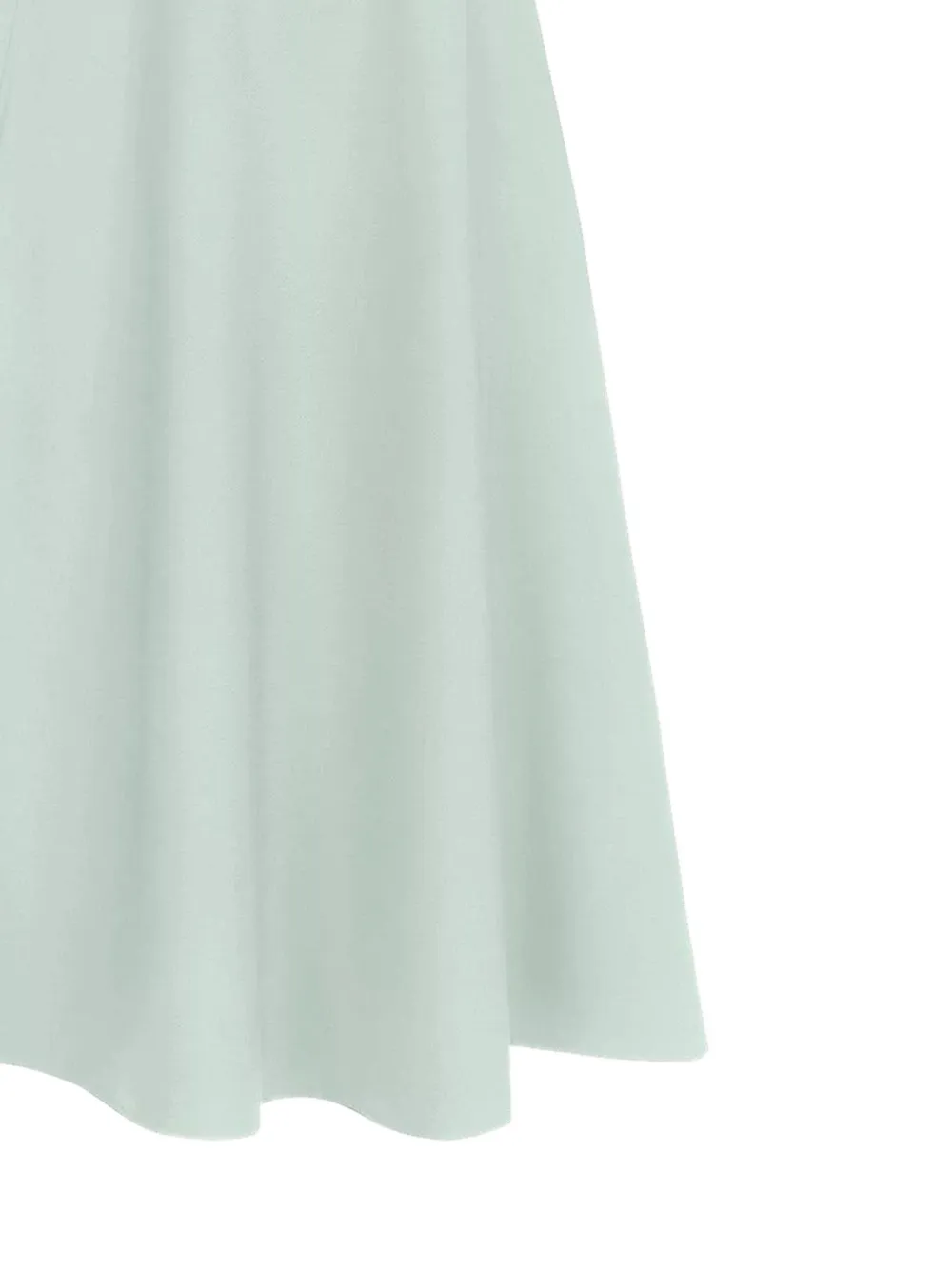 Oscar de la Renta Midi-jurk met ananasriem Groen