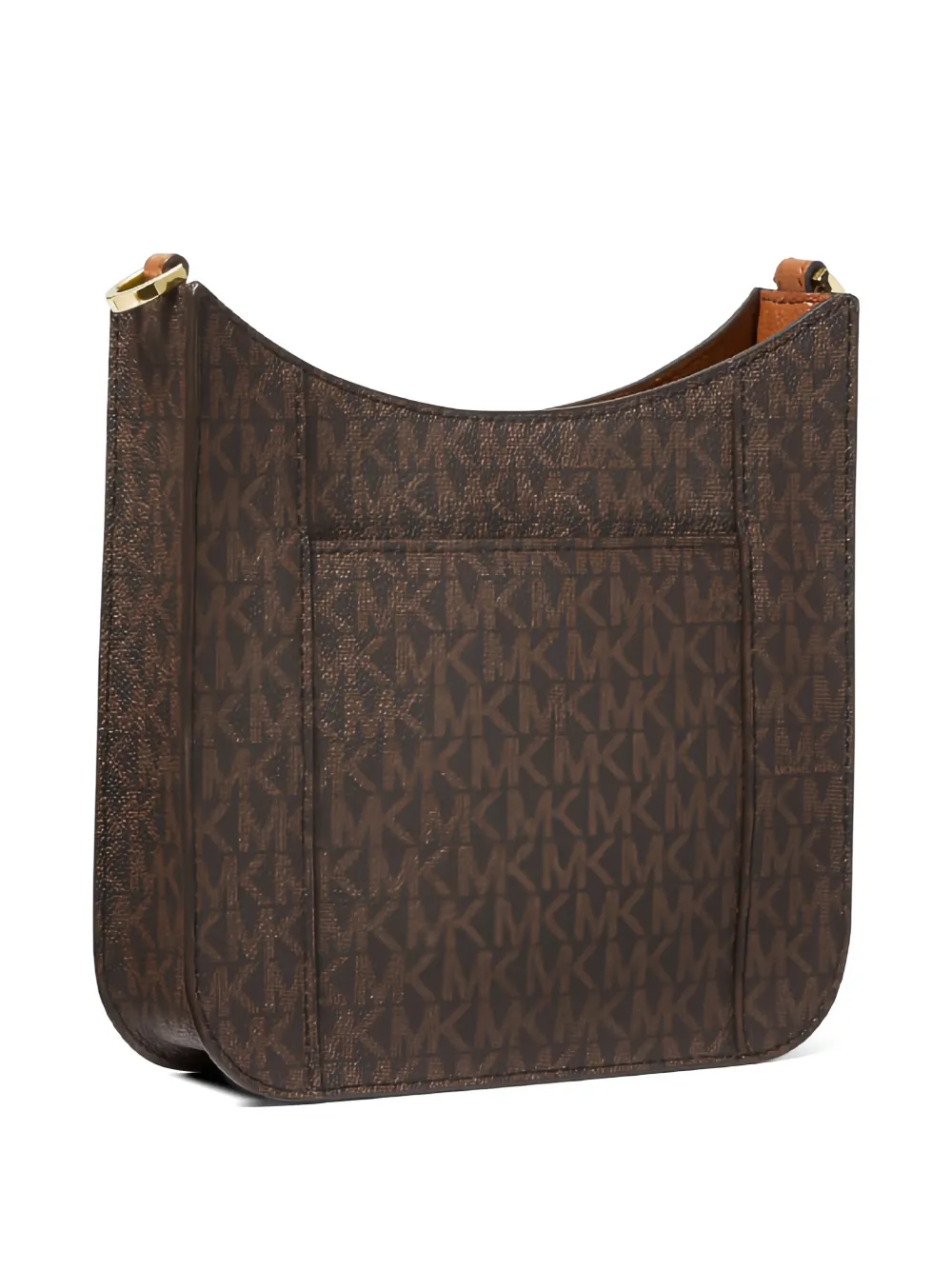 Michael Kors Briley kleine messengertas met monogram-print Bruin