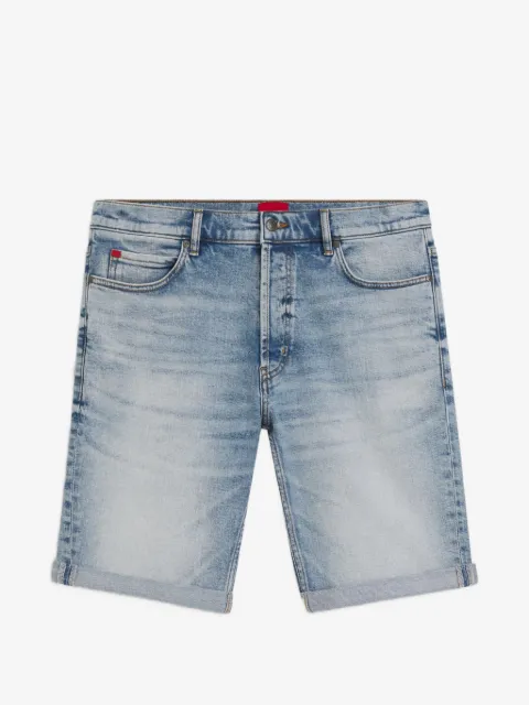 HUGO logo-patch shorts