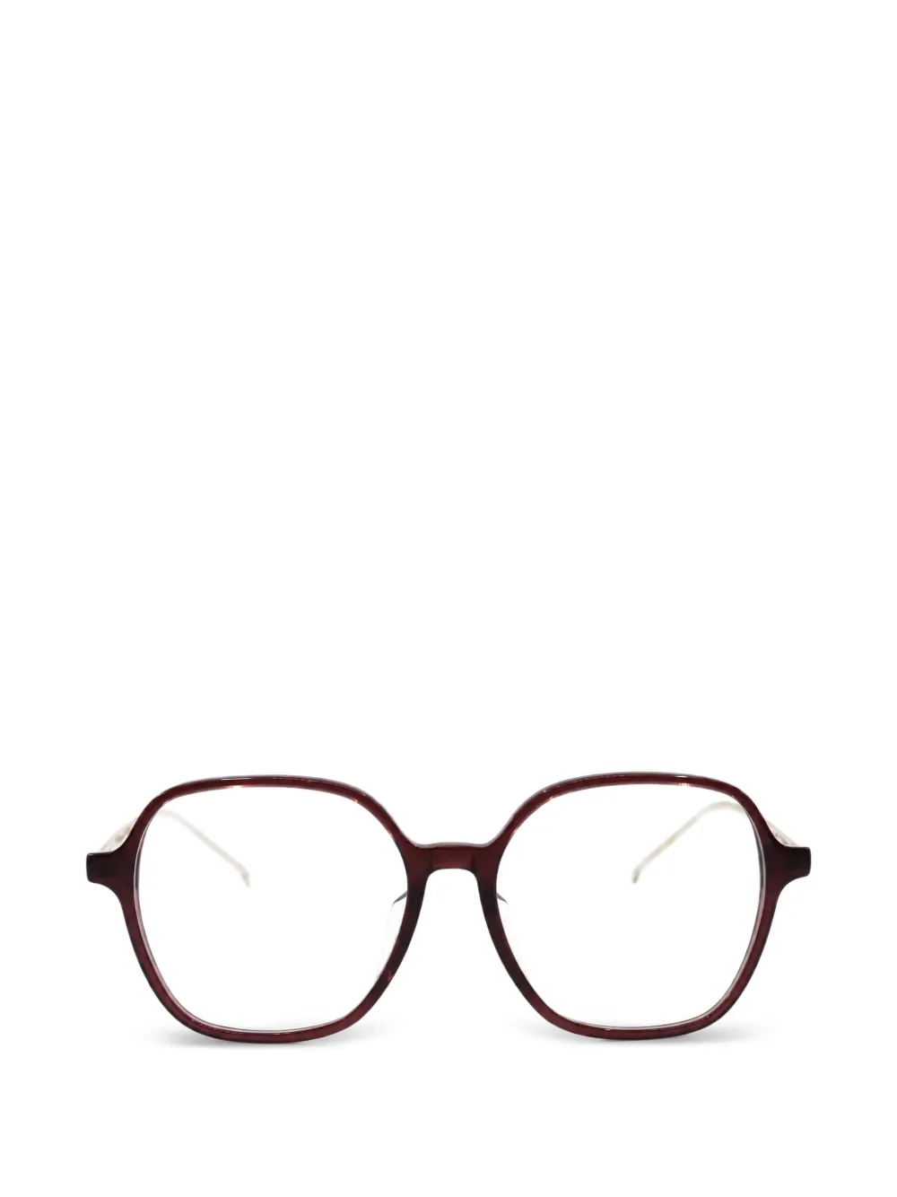 Jimmy Choo Eyewear logo-detail glasses - Marrone