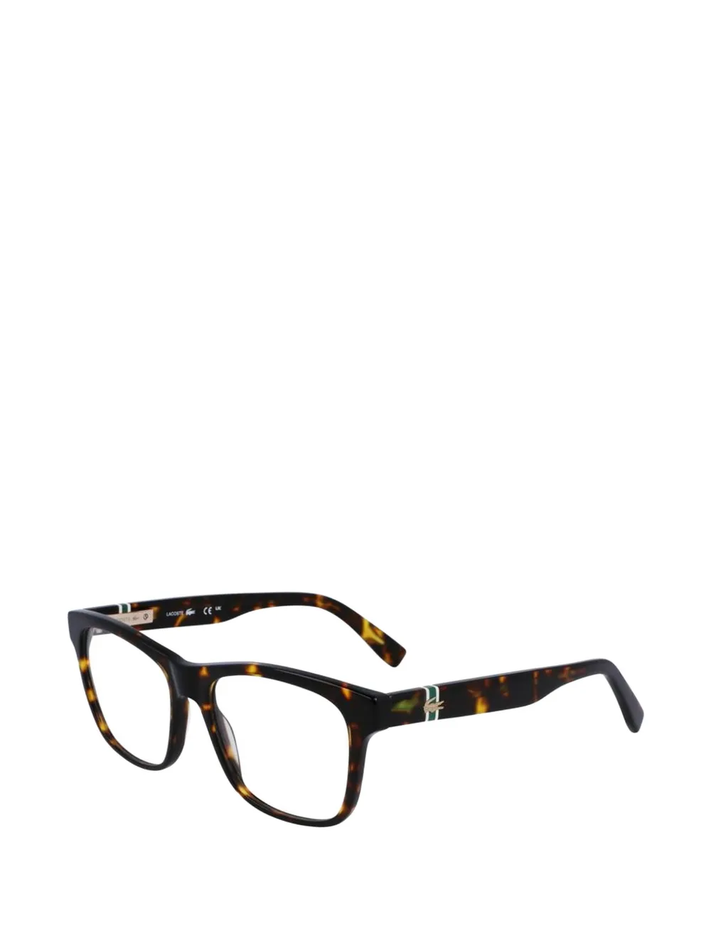 Lacoste Bril met vierkant montuur Bruin