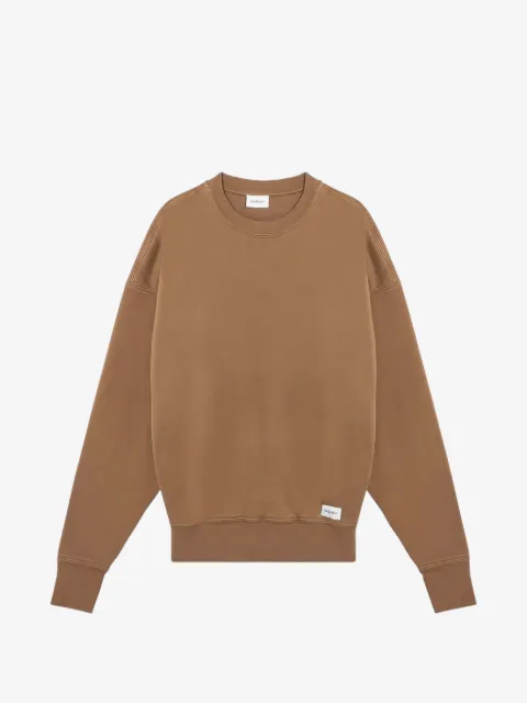Saint Laurent logo-patch sweatshirt