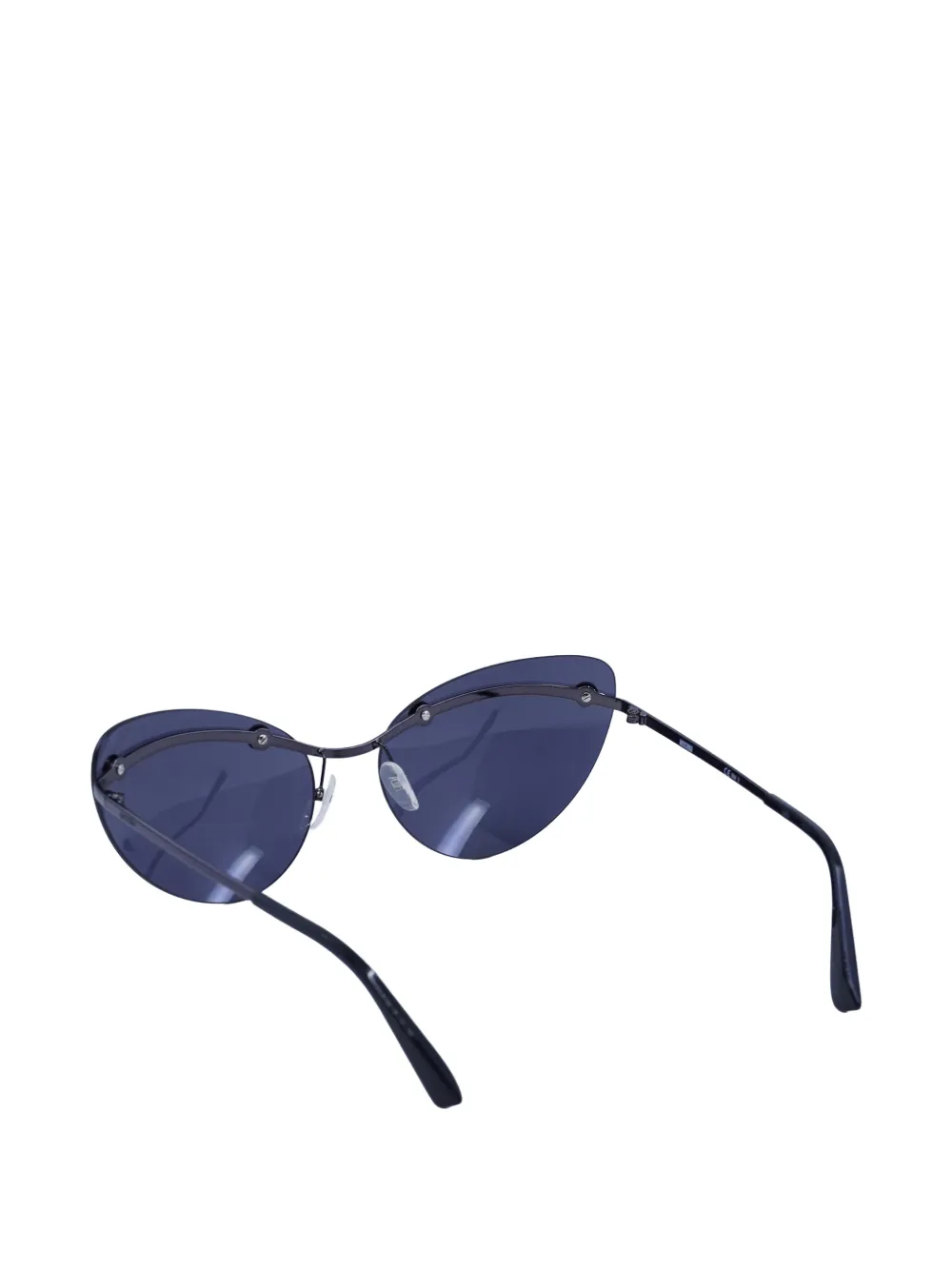 Moschino Eyewear Zonnebril met cat-eye montuur Zwart