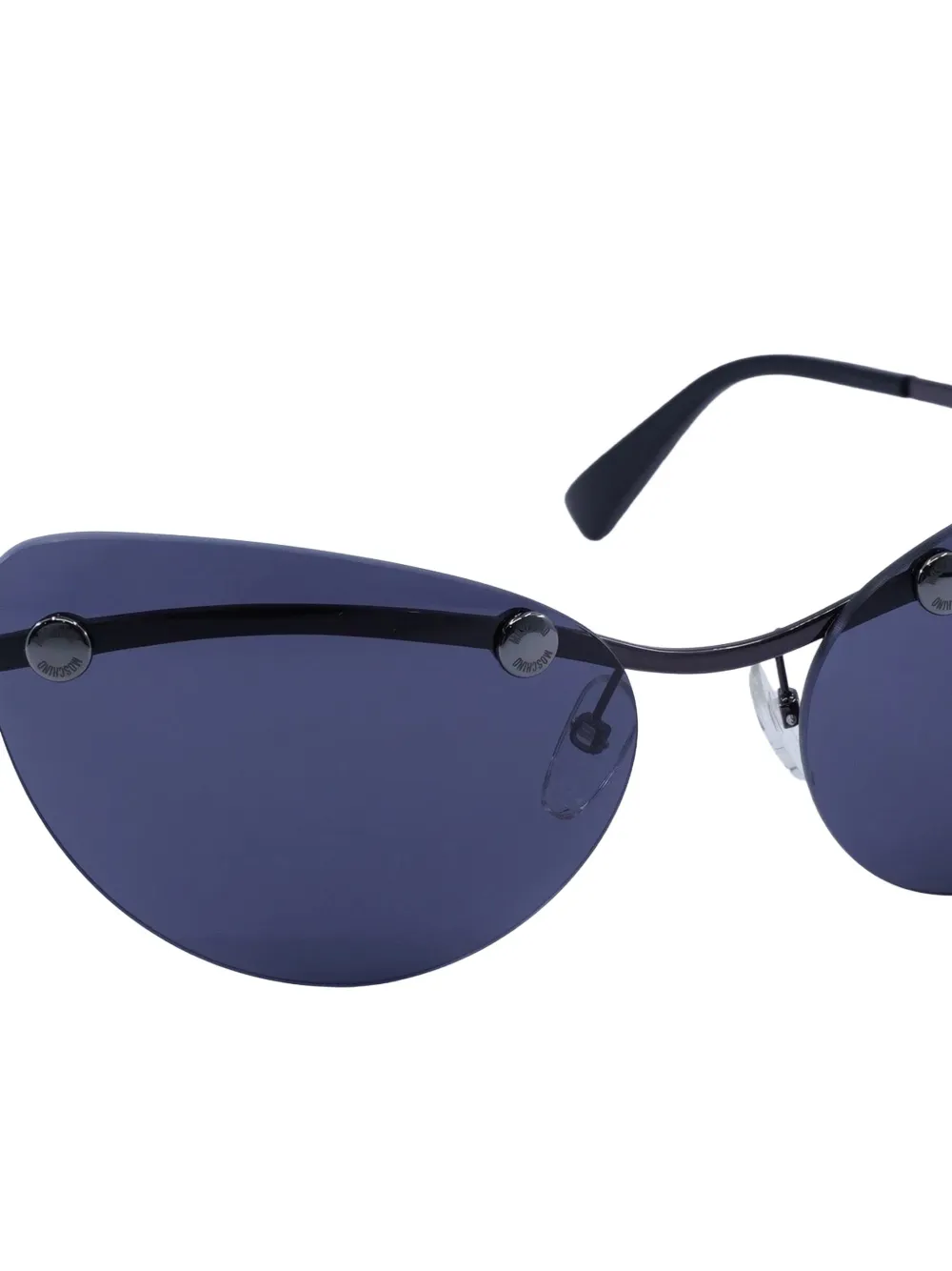 Moschino Eyewear Zonnebril met cat-eye montuur Zwart