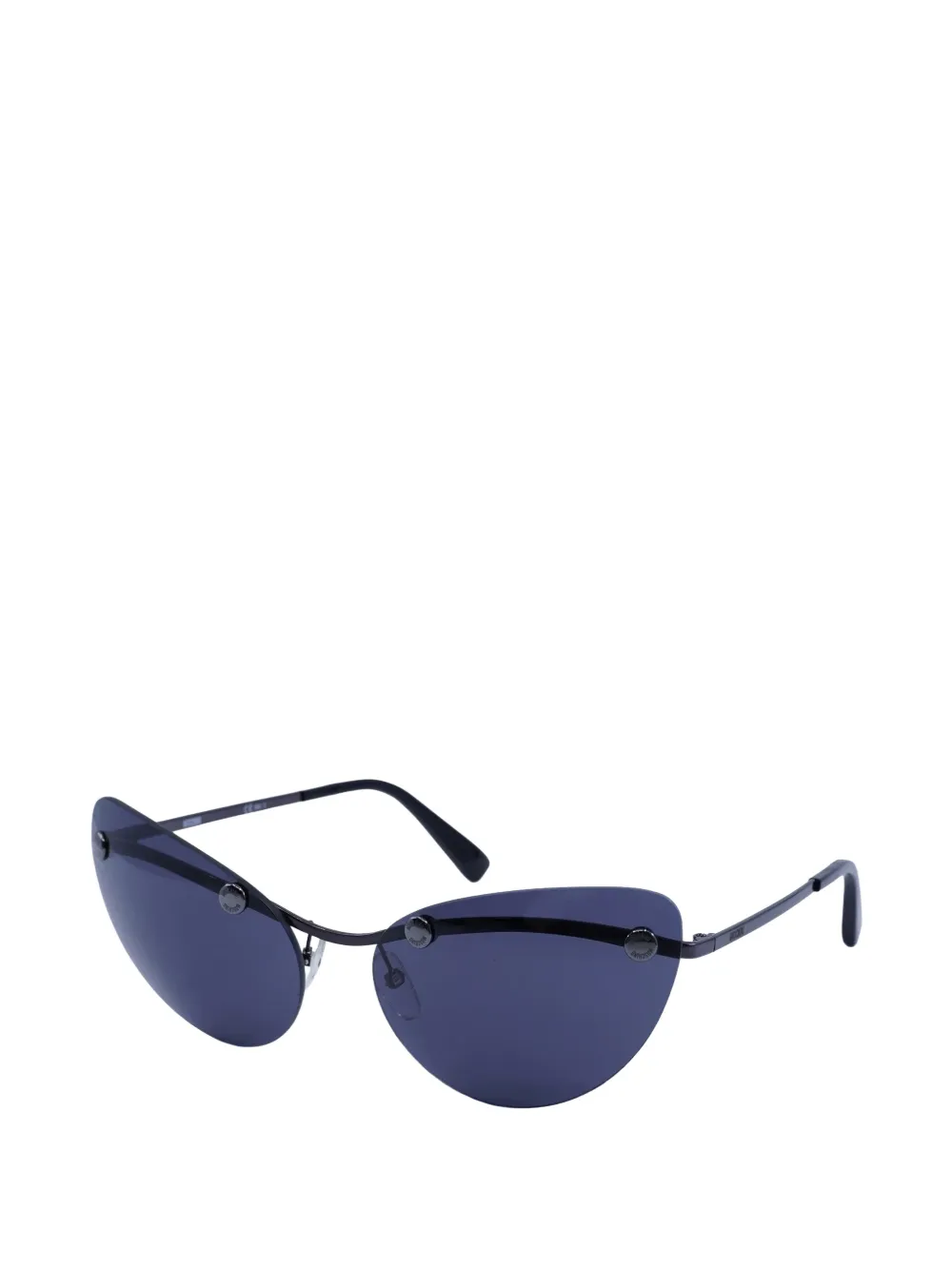 Moschino Eyewear Zonnebril met cat-eye montuur Zwart